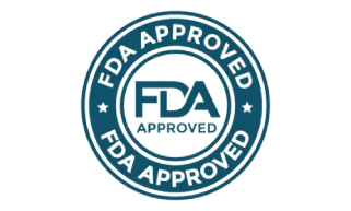 AlphaFuel Pro FDA certified badge showing compliance with safety standards